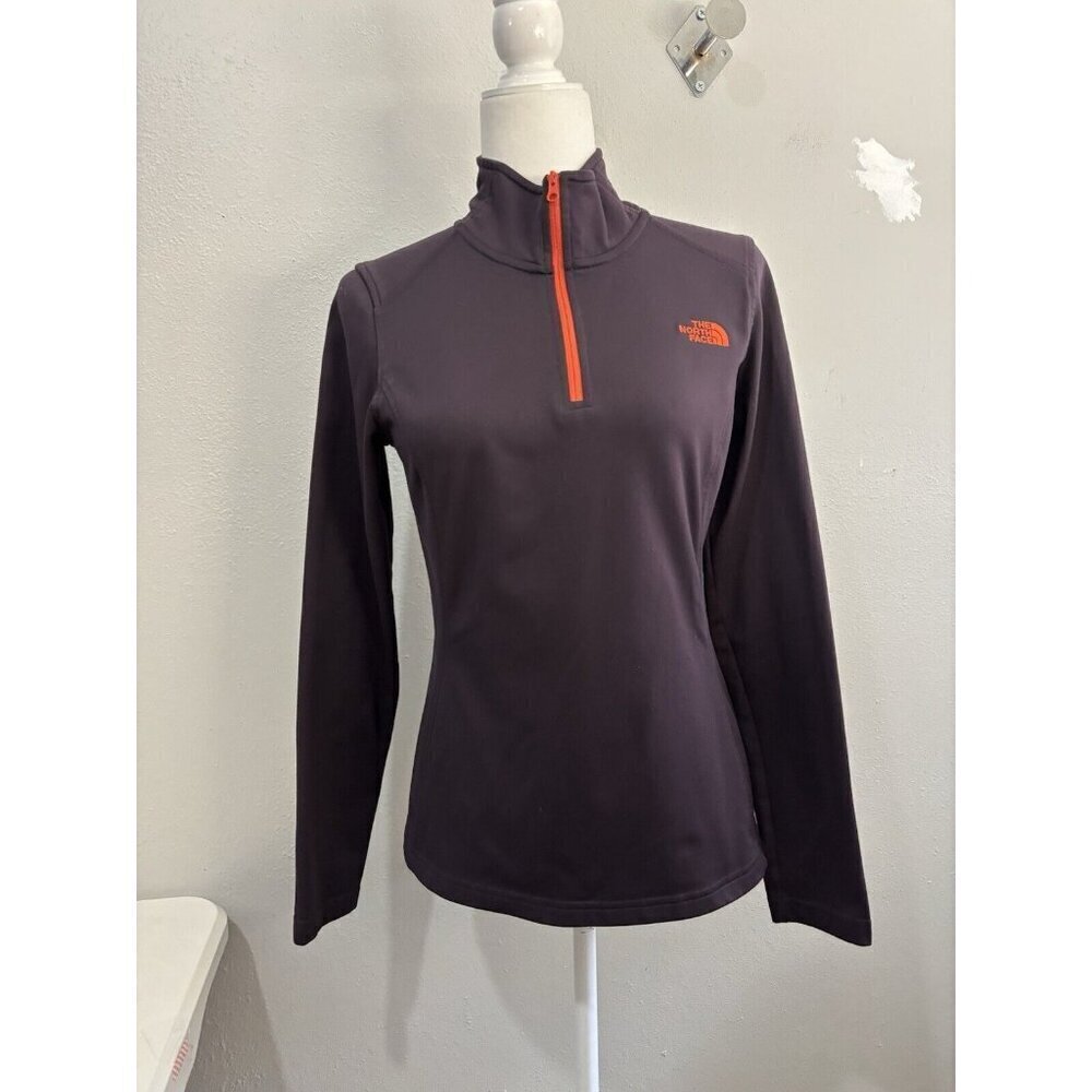 The North Face Purple Glacier 1/4 Zip Pullover Fleece Women Small